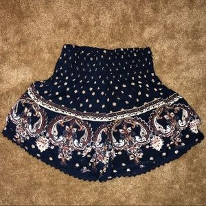 NWT Navy High-Waisted Shorts